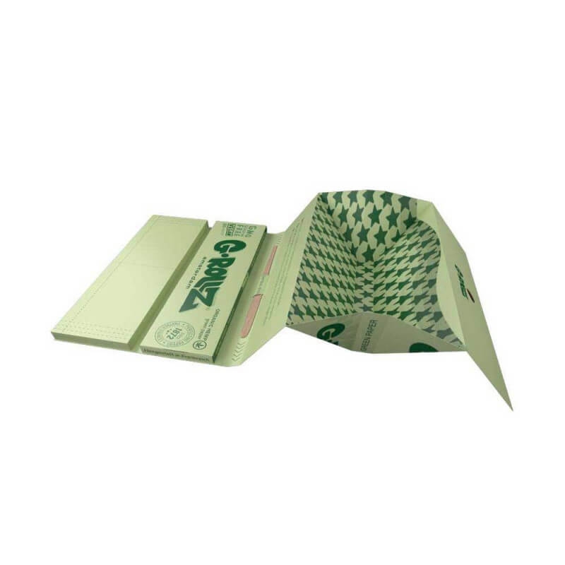 G-Rollz Reggae Rap KS Organic Green Hemp Detail